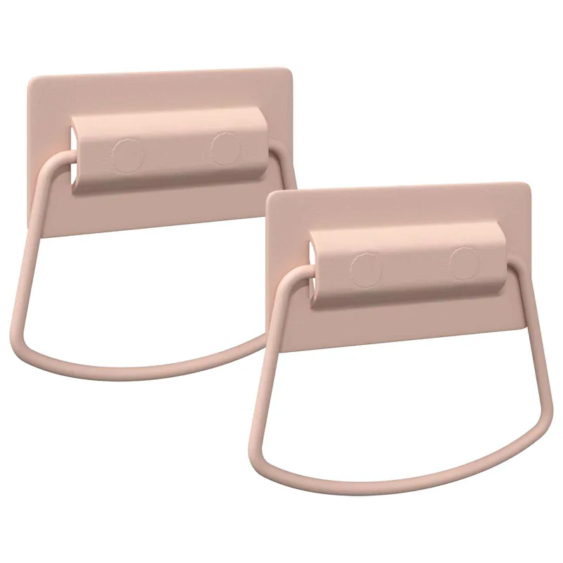 Spintelės Rankenos 2 pcs Rožinė 85 x 45 mm Metalas