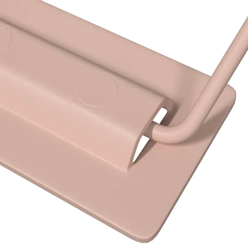 Spintelės Rankenos 2 pcs Rožinė 85 x 45 mm Metalas