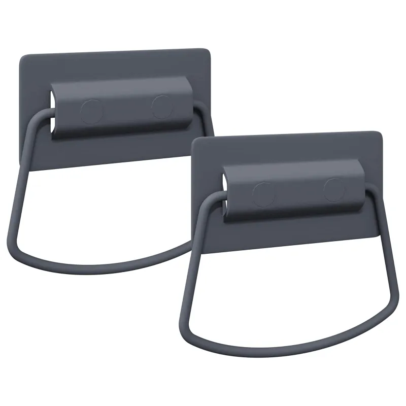 Spintelės Rankenos 2 pcs Antracitas 85 x 45 mm Metalas
