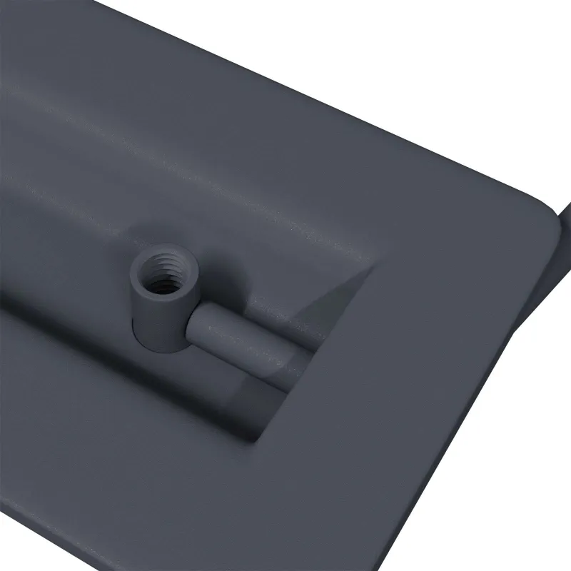 Spintelės Rankenos 2 pcs Antracitas 85 x 45 mm Metalas