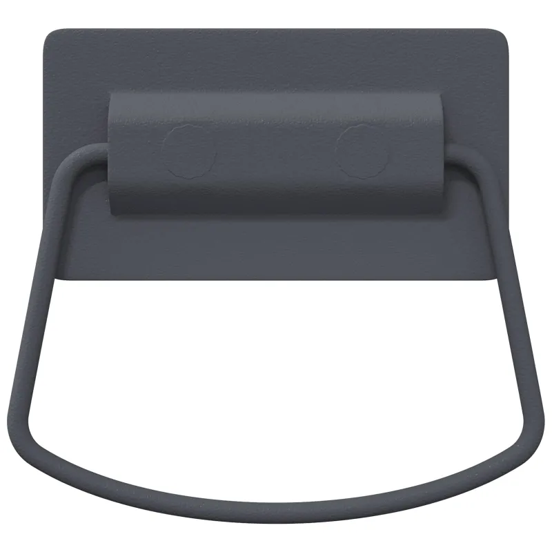 Spintelės Rankenos Antracitas 85 x 45 mm Metalas