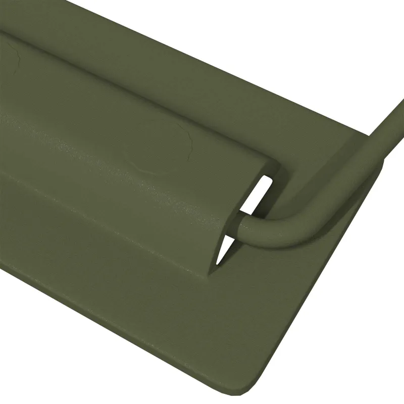 Spintelės Rankenos 2 pcs Alyvuogių žalia 85 x 45 mm Metalas