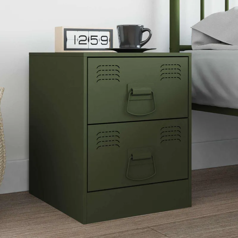 Spintelės Rankenos Alyvuogių žalia 85 x 45 mm Metalas