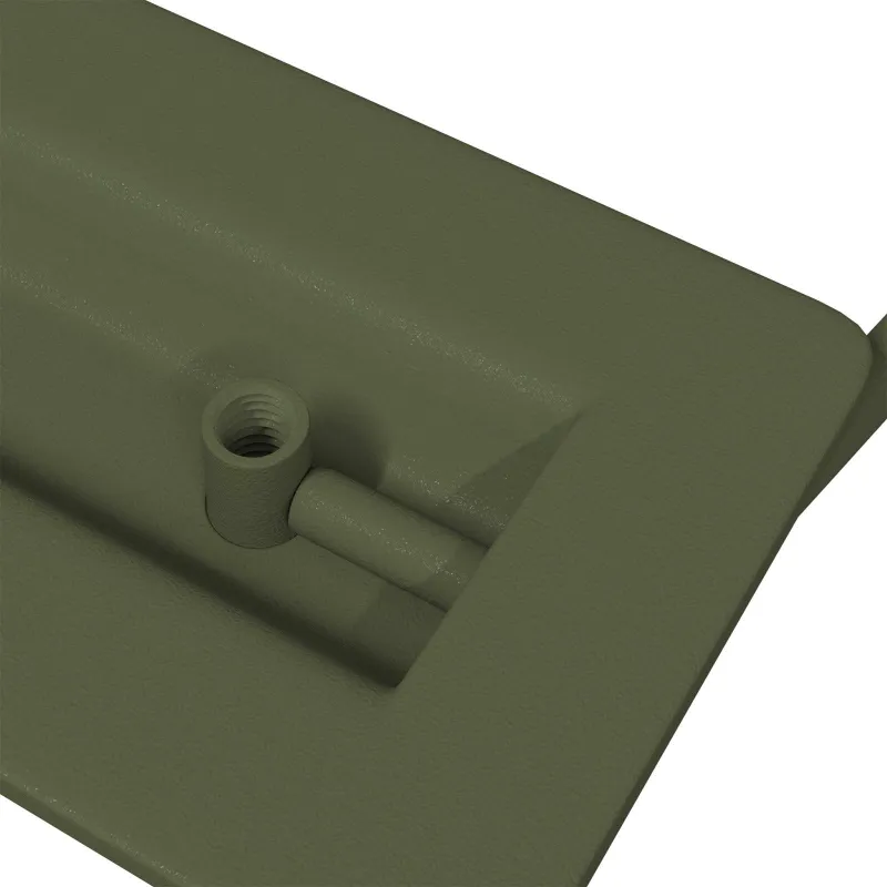 Spintelės Rankenos Alyvuogių žalia 85 x 45 mm Metalas