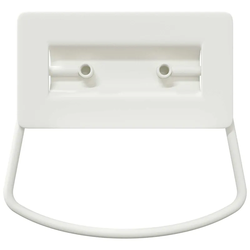 Spintelės Rankenos 2 pcs Balta 85 x 45 mm Metalas