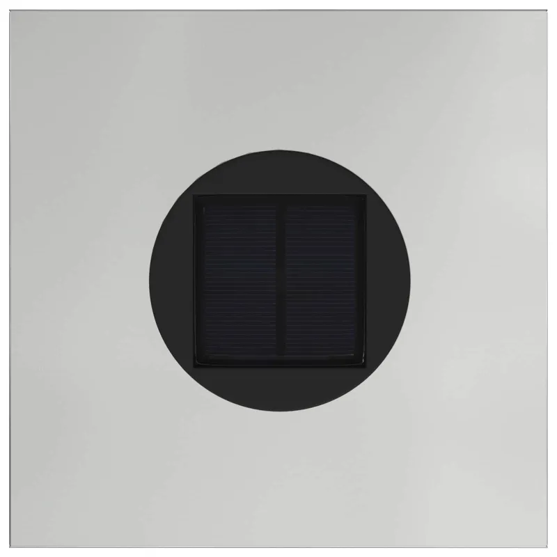 Saulės LED takų šviestuvas 2 pcs Sidabro Cinkuotas