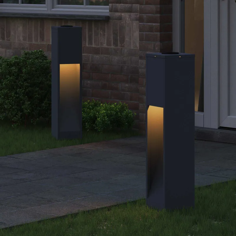 Saulės LED takų šviestuvas 2 pcs Antracitas