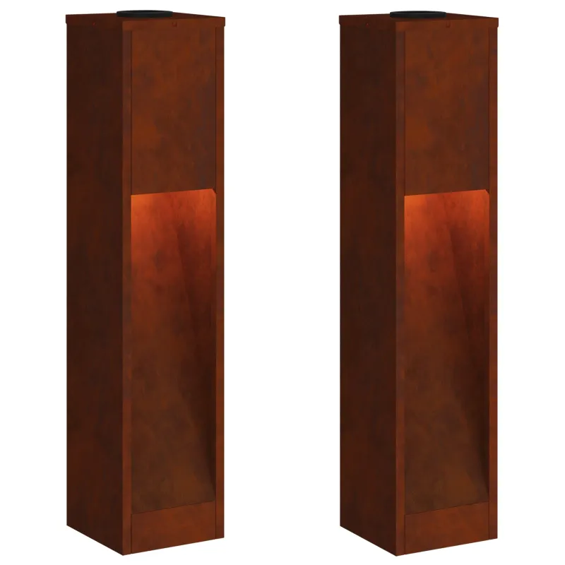 Saulės LED takų šviestuvas 2 pcs Bronzinė