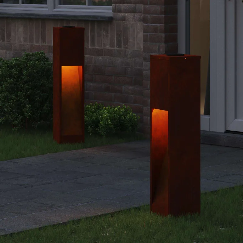 Saulės LED takų šviestuvas 2 pcs Bronzinė