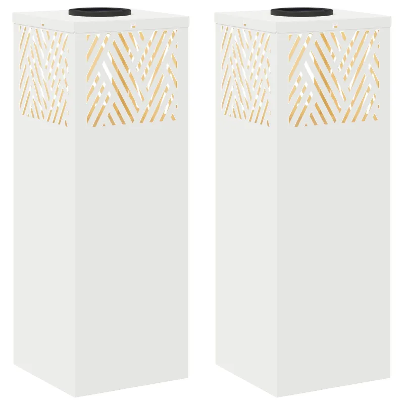 Saulės LED šaligatvio šviesa 2 pcs Balta