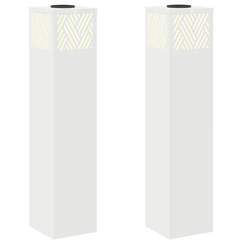 Saulės LED šaligatvio šviesa 2 pcs Balta