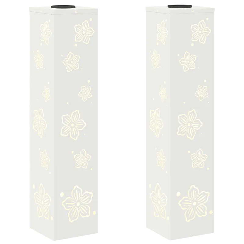 Saulės LED šaligatvio šviesa 2 pcs Balta