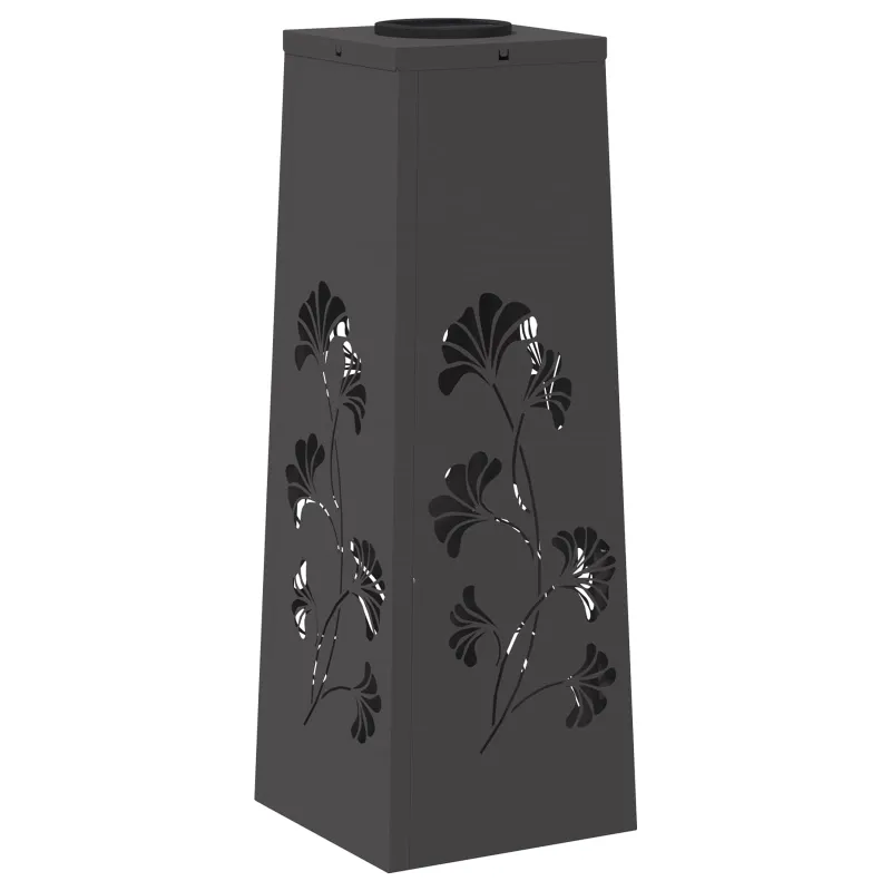 Saulės LED šaligatvio šviesa 2 pcs Juoda