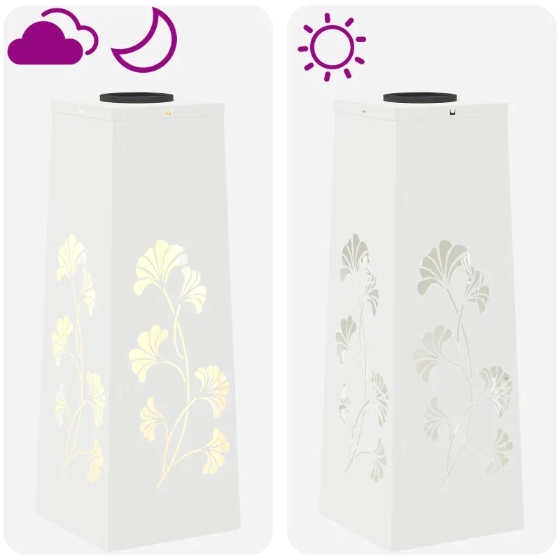 Saulės LED šaligatvio šviesa 2 pcs Balta