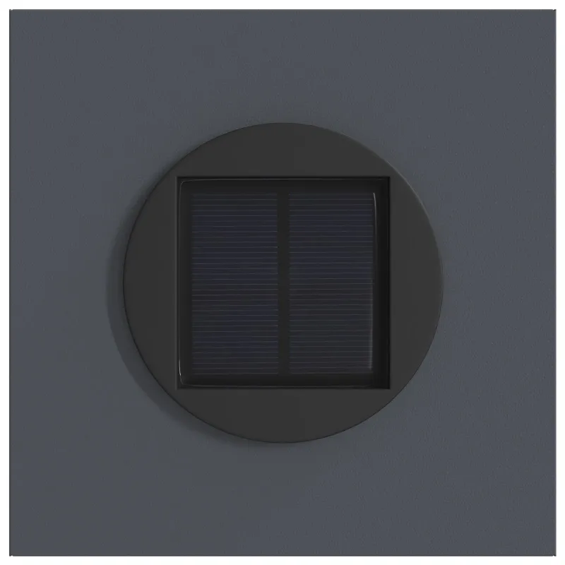 Saulės LED šaligatvio šviesa 2 pcs Antracitas