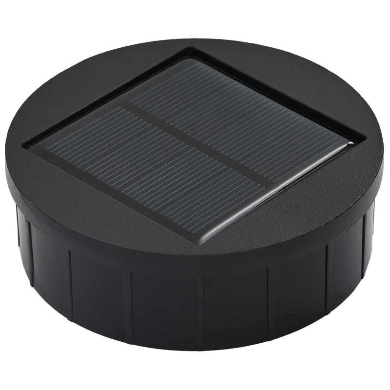 Saulės LED šaligatvio šviesa 2 pcs Juoda