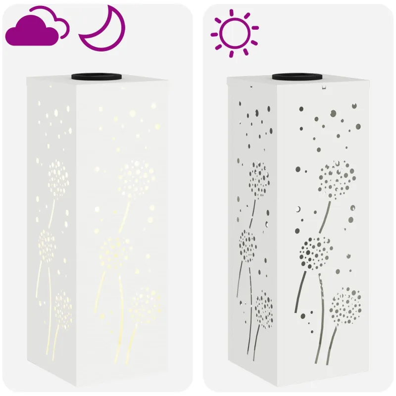 Saulės LED šaligatvio šviesa 2 pcs Balta