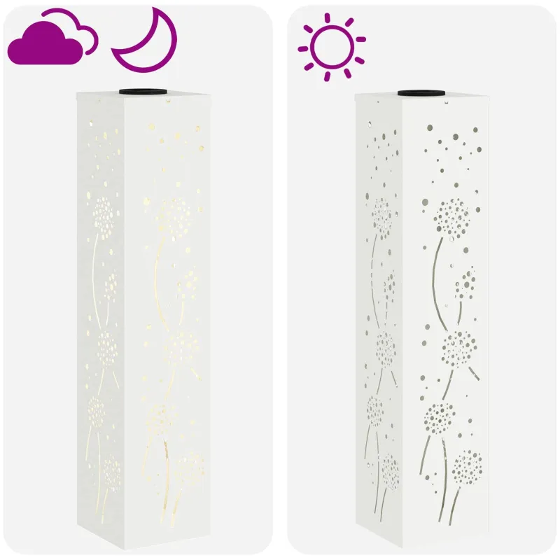 Saulės LED šaligatvio šviesa 2 pcs Balta