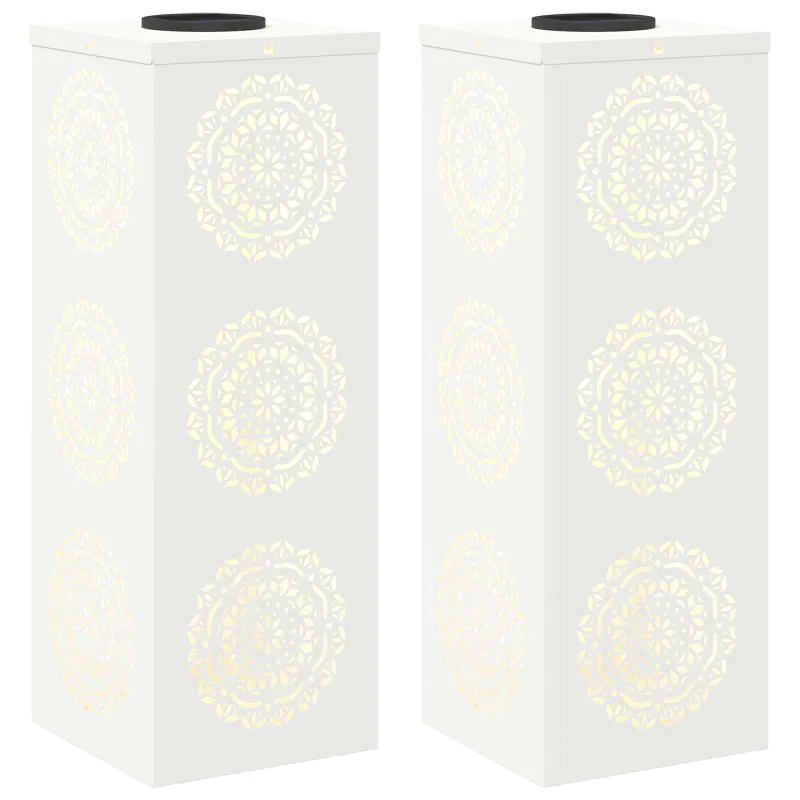 Saulės LED šaligatvio šviesa 2 pcs Balta