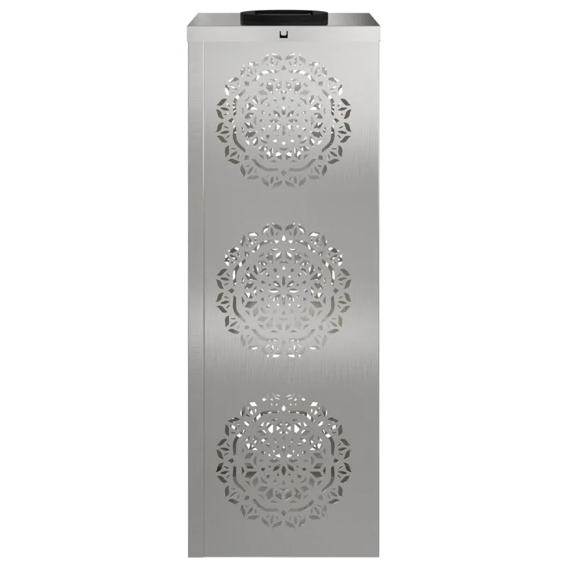 Saulės LED šaligatvio šviesa 2 pcs Sidabro Nerūdijantis Plienas