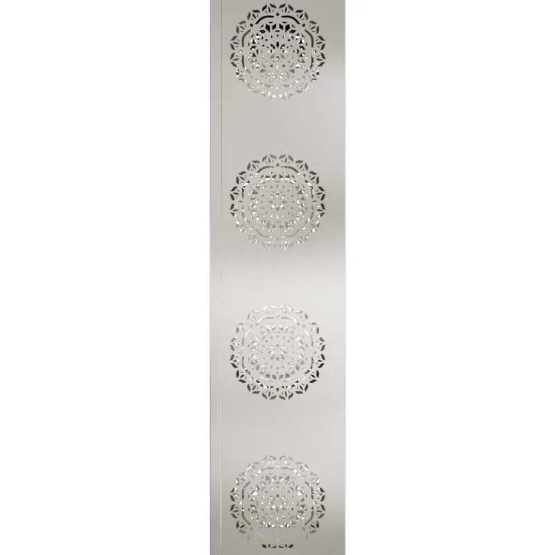 Saulės LED šaligatvio šviesa 2 pcs Sidabro Nerūdijantis Plienas