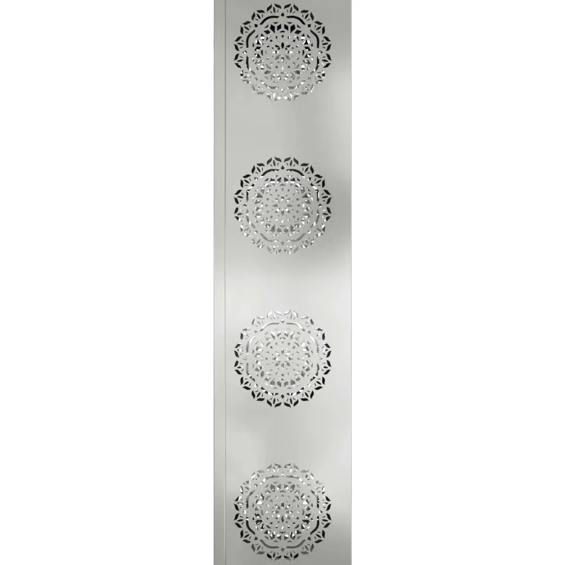 Saulės LED šaligatvio šviesa 2 pcs Sidabro Cinkuota plienas