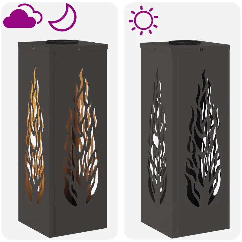 Saulės LED šaligatvio šviesa 2 pcs Juoda