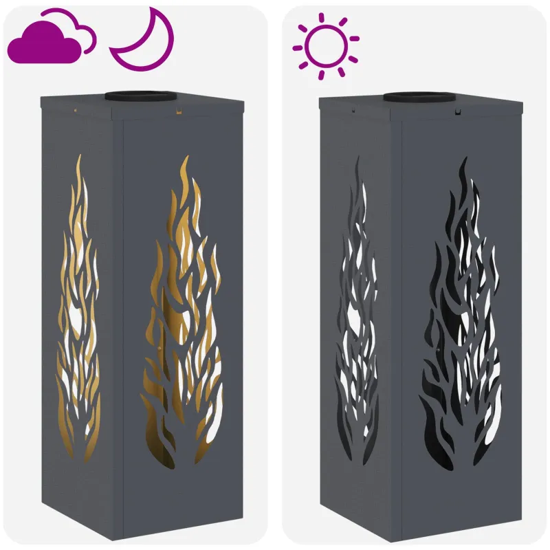 Saulės LED šaligatvio šviesa 2 pcs Antracitas