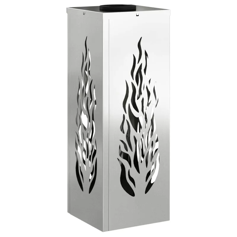 Saulės LED šaligatvio šviesa 2 pcs Sidabro Cinkuota plienas