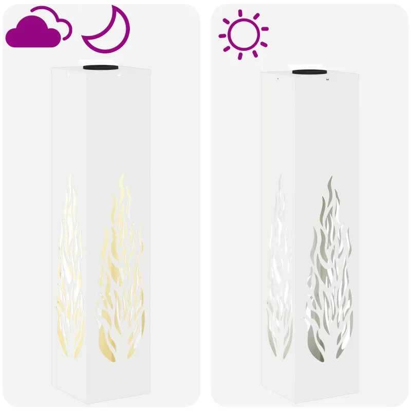 Saulės LED šaligatvio šviesa 2 pcs Balta