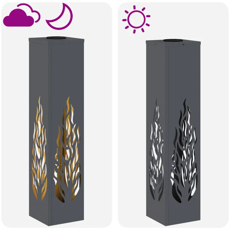 Saulės LED šaligatvio šviesa 2 pcs Antracitas