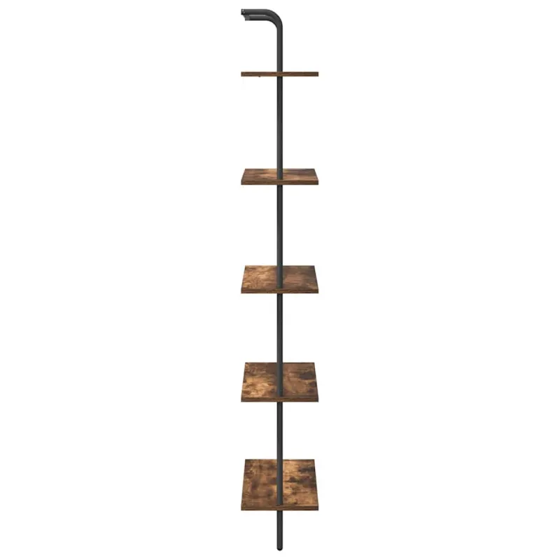 Knygų lentyna Rūkyta ąžuolas 60 x 24 x 168 cm Apdirbta mediena