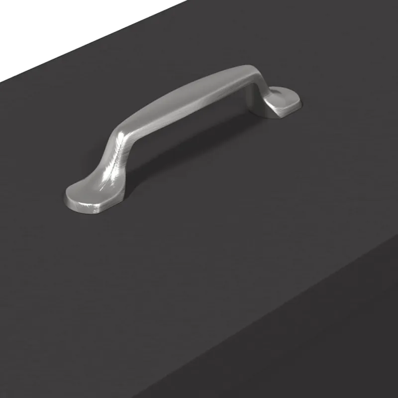 Vištų lesykla 2 pcs Juoda 41,5 x 20,5 x 33 cm