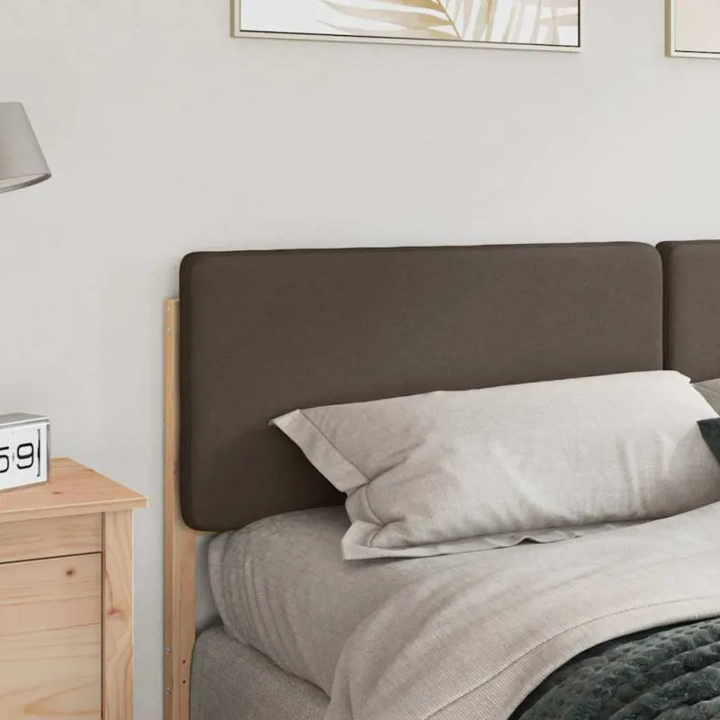 Apmušta lovos galvūgalis su galvūgalio Ruda ir Taupe 180 cm