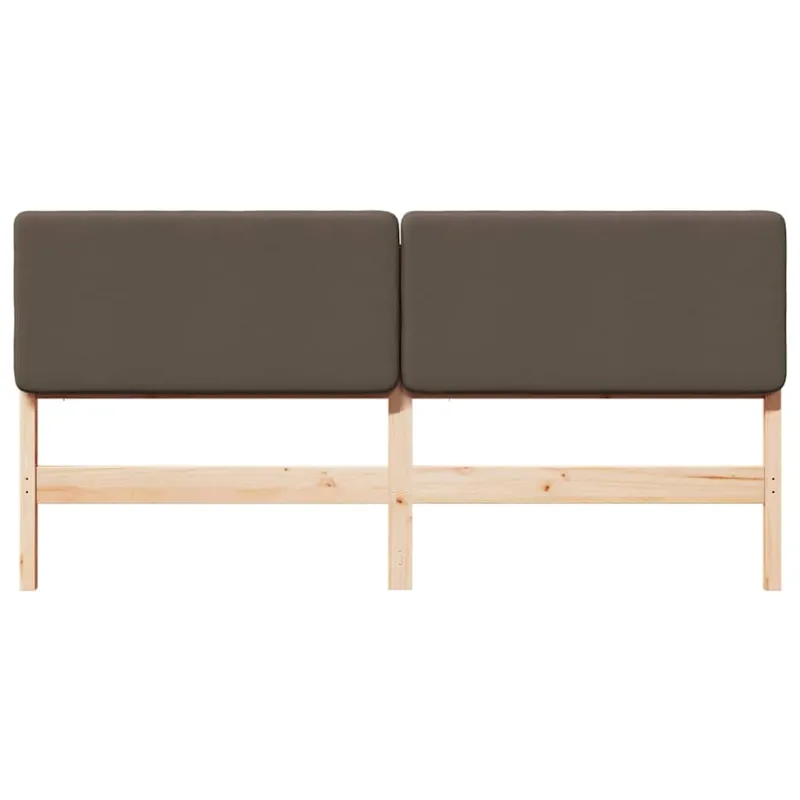 Apmušta lovos galvūgalis su galvūgalio Ruda ir Taupe 180 cm