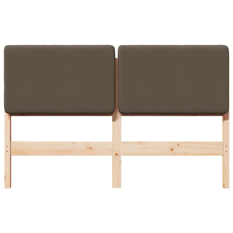 Apmušta lovos galvūgalis su galvūgalio Ruda ir Taupe 150 cm