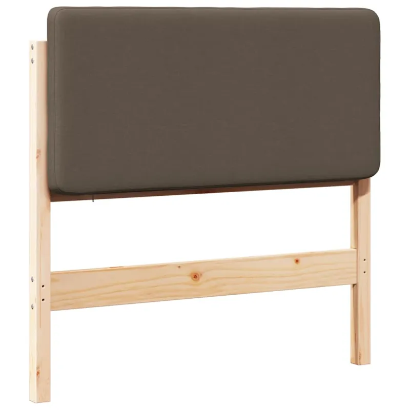 Apmušta lovos galvūgalis su galvūgalio Ruda ir Taupe 80 cm