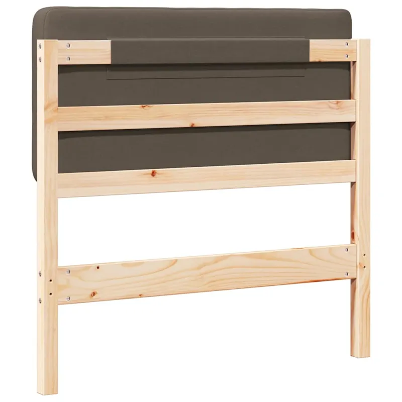 Apmušta lovos galvūgalis su galvūgalio Ruda ir Taupe 80 cm