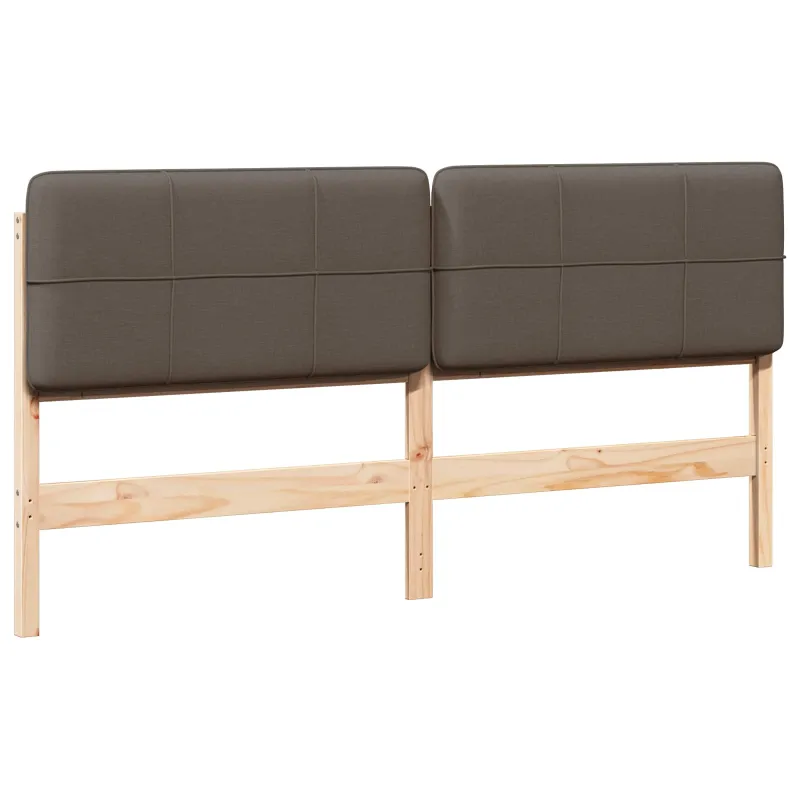 Apmušta lovos galvūgalis su galvūgalio Ruda ir Taupe 180 cm