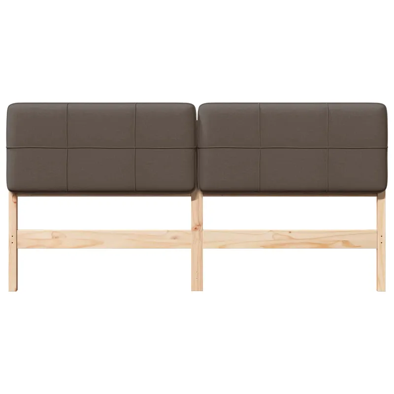 Apmušta lovos galvūgalis su galvūgalio Ruda ir Taupe 180 cm