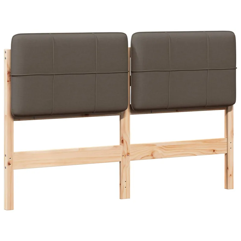 Apmušta lovos galvūgalis su galvūgalio Ruda ir Taupe 140 cm