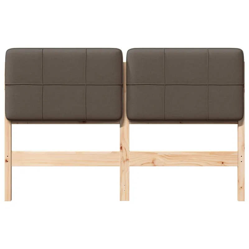 Apmušta lovos galvūgalis su galvūgalio Ruda ir Taupe 140 cm