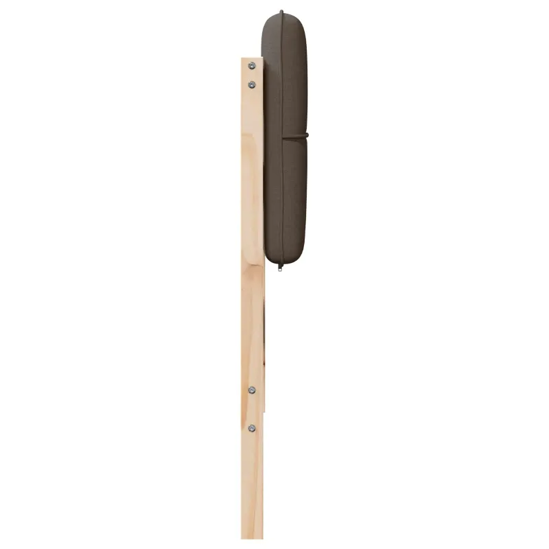 Apmušta lovos galvūgalis su galvūgalio Ruda ir Taupe 135 cm
