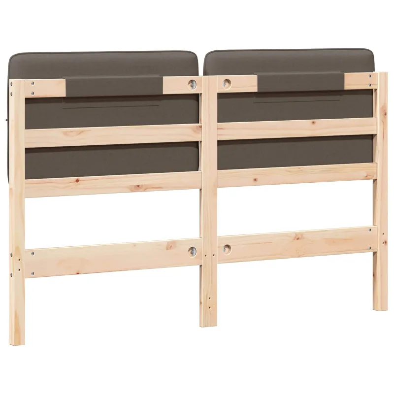 Apmušta lovos galvūgalis su galvūgalio Ruda ir Taupe 135 cm