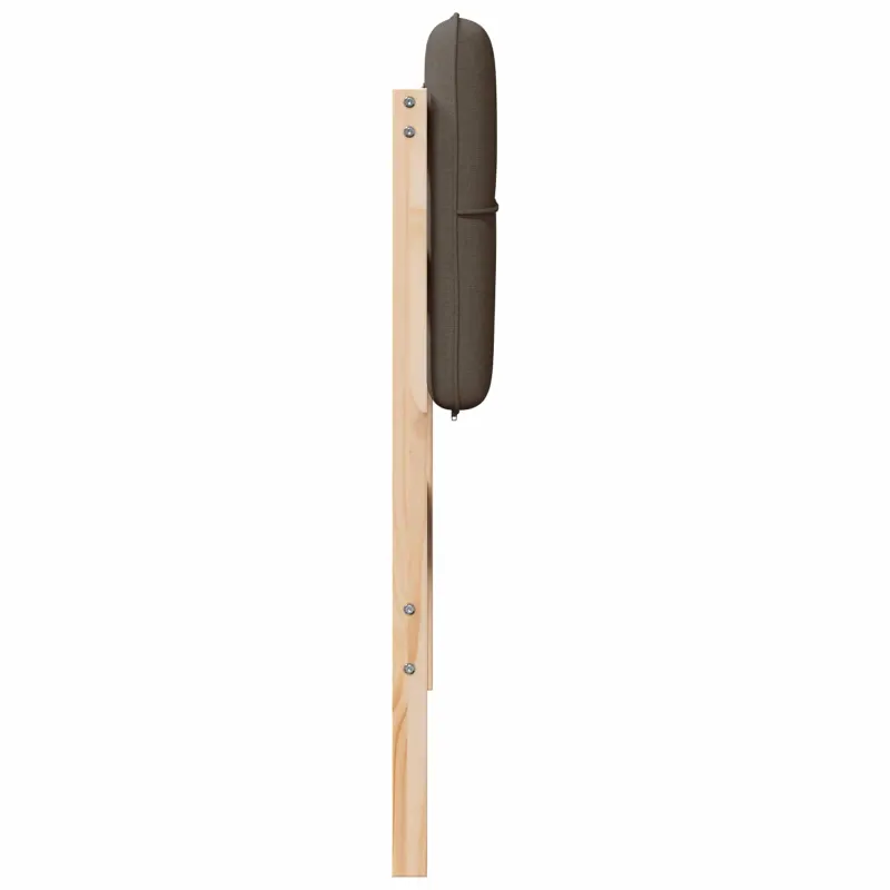 Apmušta lovos galvūgalis su galvūgalio Ruda ir Taupe 80 cm
