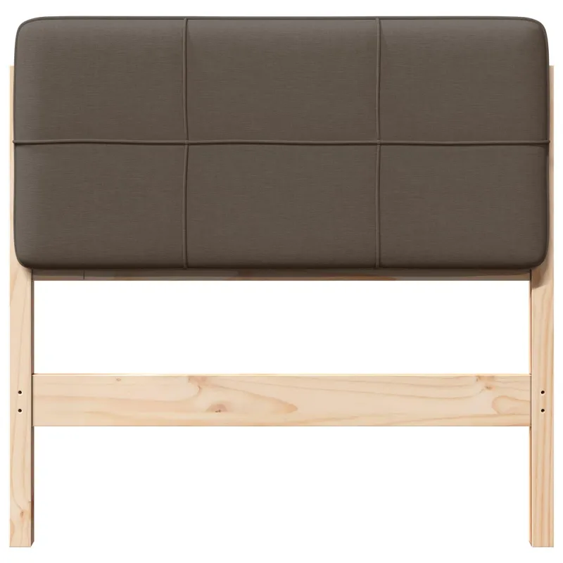 Apmušta lovos galvūgalis su galvūgalio Ruda ir Taupe 75 cm