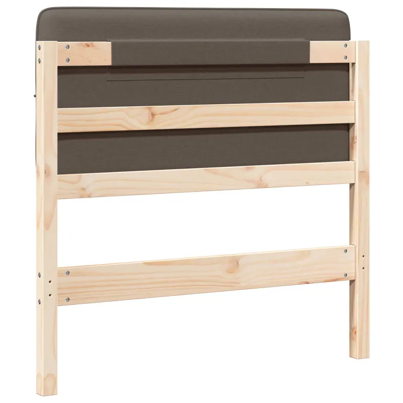Apmušta lovos galvūgalis su galvūgalio Ruda ir Taupe 75 cm