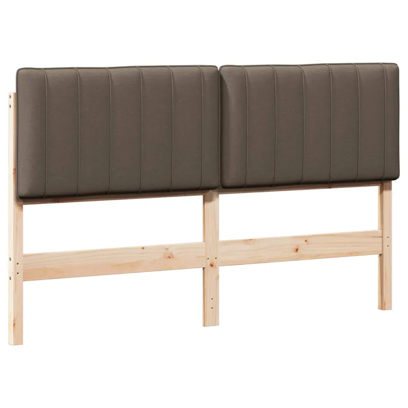 Apmušta lovos galvūgalis su galvūgalio Ruda ir Taupe 160 cm