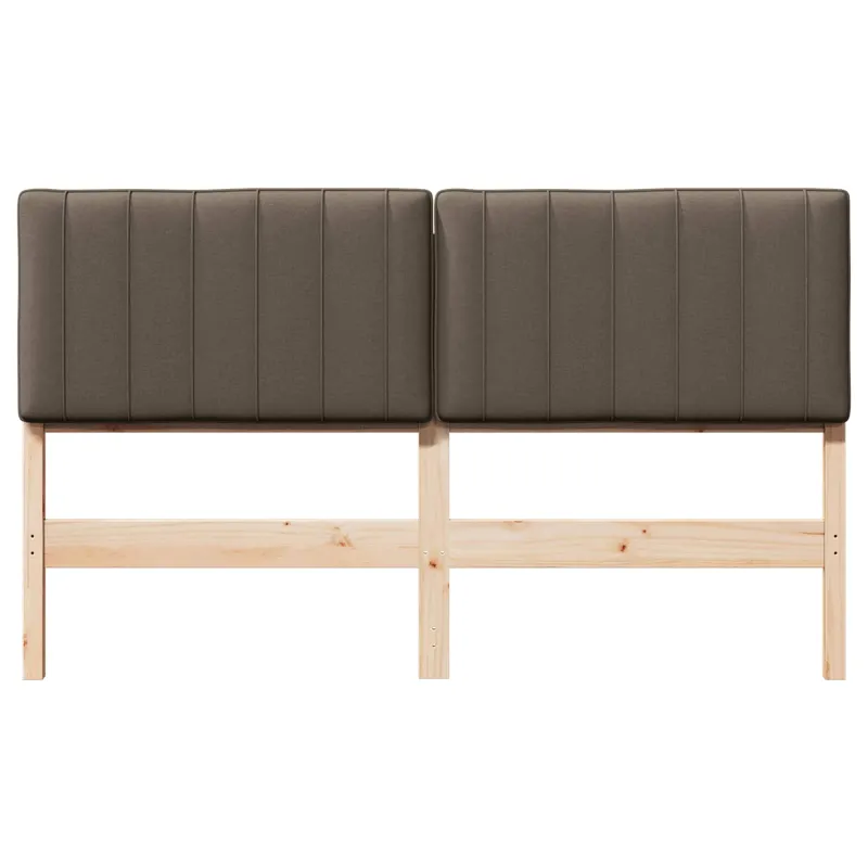 Apmušta lovos galvūgalis su galvūgalio Ruda ir Taupe 160 cm