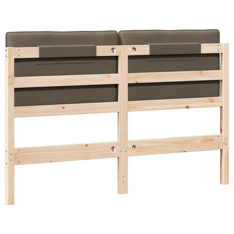Apmušta lovos galvūgalis su galvūgalio Ruda ir Taupe 140 cm